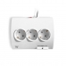 Multiprise 5 Prises avec Interrupteur Ewent EW3932 1,5 m 2 x USB 2,1 A 2500W Blanc