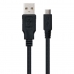 USB 2.0 A - Micro USB B kaapeli NANOCABLE 10.01.0501 (1,8 m) Musta