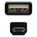 Kabel USB 2.0 A u Micro USB B NANOCABLE 10.01.0501 (1,8 m) Crna