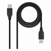 USB-kabel NANOCABLE 10.01.1001 Sort
