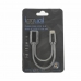 USB-C kábel OTG 3.0 iggual IGG317372 20 cm Čierna