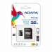 Micro-SD memóriakártya adapterrel Adata CLASS10 32 GB