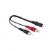 Câble Audio Jack vers 2 RCA Hama 00116011