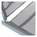 шезлонг DKD Home Decor fekvő Gris Oscuro PVC Alumínium (191 x 58 x 98 cm)