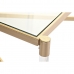 Olohuoneen pöytä DKD Home Decor Metalli Akryyli Glamour (120 x 70 x 45 cm)