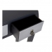 Gangbord med 3 Skuffer DKD Home Decor 8424001737277 Gran Sølv Svart Tre MDF 96 x 26 x 80 cm