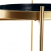 Bijzettafel DKD Home Decor Gouden Metaal Marineblauw (40 x 40 x 50 cm)