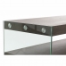 Consolă DKD Home Decor Geam Maro Transparent MDF nuc Modern (160 x 45 x 80 cm)