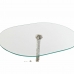 Mazs galdiņš DKD Home Decor Caurspīdīgs Alumīnijs Stikls Sudrabains Zirgs (54 x 39 x 57 cm)