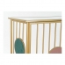 Consolă DKD Home Decor Roz Auriu* Metal Cercuri (120 x 36 x 90 cm)