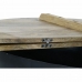 Βοηθητικό Τραπέζι DKD Home Decor Καφέ Μαύρο Μέταλλο Ξύλο από Μάνγκο 95 x 95 x 40 cm 93,5 x 93,5 x 40 cm