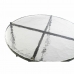 Beistelltisch DKD Home Decor Kristall Schwarz Metall Moderne (50 x 50 x 42 cm)