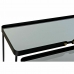 Konsola DKD Home Decor Czarny Metal Szkło 107,5 x 32,5 x 80,5 cm