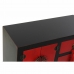 Consola DKD Home Decor 63 x 27 x 83 cm Abeto Negro Naranja Plástico Madera MDF