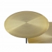 Šoninis staliukas DKD Home Decor Juoda Auksinis Aliuminis Šiuolaikiškas (73 x 53 x 61 cm)