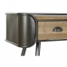 Sivupöytä DKD Home Decor Harmaa Luonnollinen Metalli Kuusi 103 x 38 x 82,5 cm