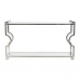 Console DKD Home Decor 140 x 40 x 78 cm Crystal Silver Stainless steel