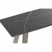 Konzol DKD Home Decor Ezüst színű Fekete MDF Acél modern (120 x 40 x 76 cm)