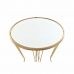 Mesa de apoio DKD Home Decor Dourado Metal Espelho 40 x 40 x 55 cm