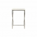 2 mažų staliukų rinkinys DKD Home Decor Sidabras Metalinis Marmurą 40 x 40 x 60,5 cm