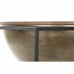 Šoninis staliukas DKD Home Decor Ruda Juoda Medžio Metalinis 64 x 64 x 62,5 cm