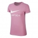 Dames-T-Shirt met Korte Mouwen NSW TEE JDI CI1383 Nike 693 Roze
