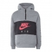 Gyerek kapucnis pulóver Nike 342S-GEH Szürke
