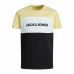 Barn T-shirt med kortärm BLOCKING TEE Jack & Jones JNR 12174282 Gul