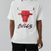 Тениска с къс ръкав NBA SCRIPT MESH New Era WHIFDR 60284736 Бял
