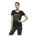 Sieviešu Krekls ar Īsām Piedurknēm Adidas  Boxed Como Graphic Melns