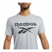 Kortærmet T-shirt til Mænd Reebok Workout Ready Supremium Grå