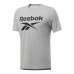 Kortarmet T-skjorte til Menn Reebok Workout Ready Supremium Grå