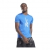 Pánské tričko s krátkým rukávem Reebok Workout Ready Activchill Modrý