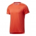 Kortarmet T-skjorte til Menn Reebok Workout Ready Tech Oransje