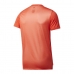 Men’s Short Sleeve T-Shirt Reebok Workout Ready Tech Orange