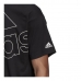 Футболка с коротким рукавом мужская Adidas Giant Logo Чёрный