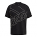 Ανδρική Μπλούζα με Κοντό Μανίκι Adidas Giant Logo Μαύρο