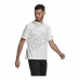 Heren-T-Shirt met Korte Mouwen Adidas Giant Logo Wit