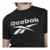 T-shirt med kortärm Dam Reebok Cropped Identity Svart