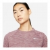 Kvinde Langærmet T-Shirt Nike Pacer Laksefarvet