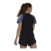 Kortarmet T-skjorte til Kvinner Adidas Sportswear Colorblock Svart