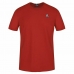 Kortærmet T-shirt til Mænd Le coq sportif Essentiels N°3 Rød