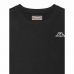 Heren-T-Shirt met Korte Mouwen Kappa Cafers Slim Zwart