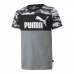 Gyermek rövidujjú póló Puma ESS+ Camo Fekete