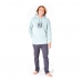 Men’s Sweatshirt without Hood Rip Curl Tapler Blue Aquamarine