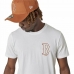 T-shirt med kortärm Herr New Era Boston Red Sox  Vit