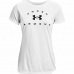 Kortærmet T-shirt til Kvinder Under Armour Tech Solid Hvid