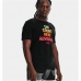Vyriški marškinėliai su trumpomis rankovėmis Under Armour Basketball Heat Juoda