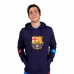 Férfi kapucnis pulóver F.C. Barcelona Tengerészkék