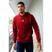 Vyriškas džemperis su gobtuvu F.C. Barcelona Kaštoninė